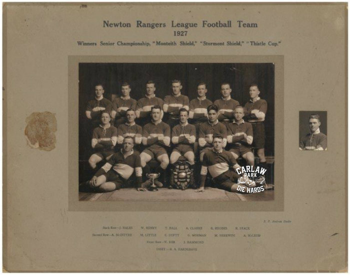 Newton Rangers Rugby League Senior Team 1927